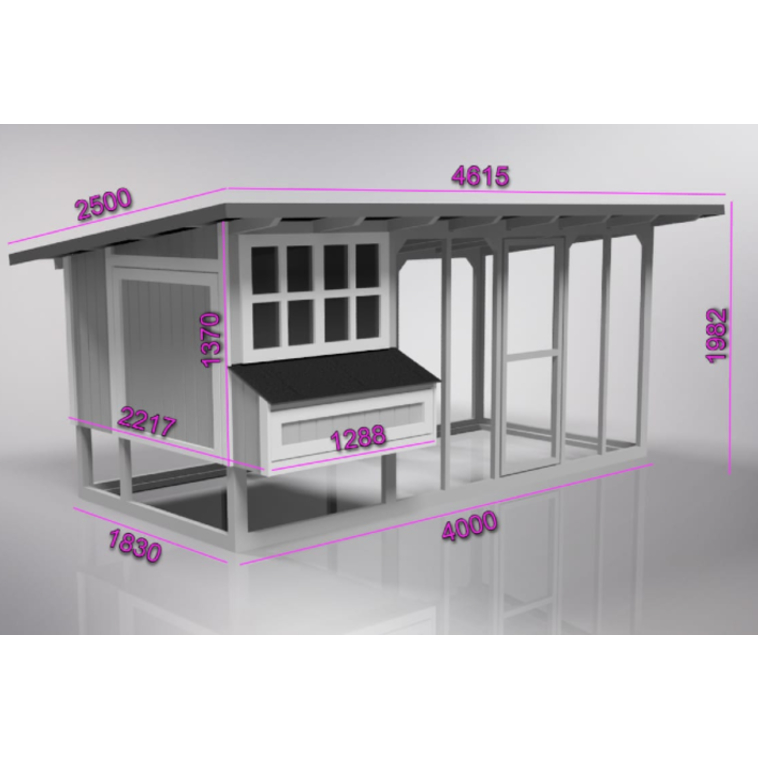 CipCip Vistu Māja "Compact" ar voljēru. - Image 11