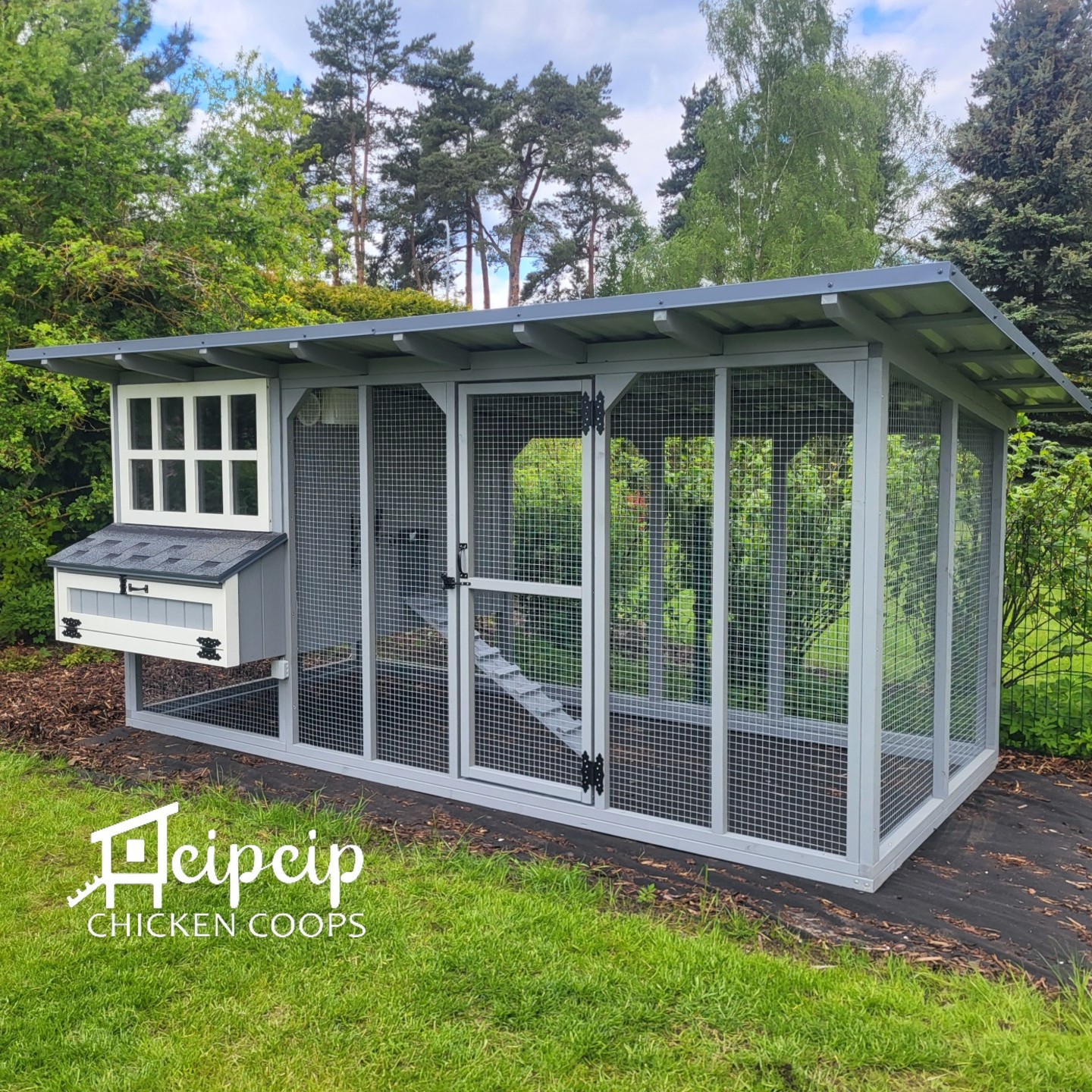 CipCip Vistu Māja "Compact" ar voljēru. - Image 3